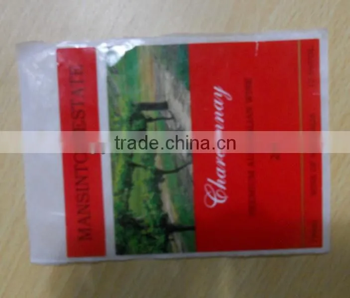 high quality custom wine paste labels