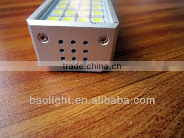 Chinese supplier g24 led plc 13w 2-pin 5050 smd epistar 80ra