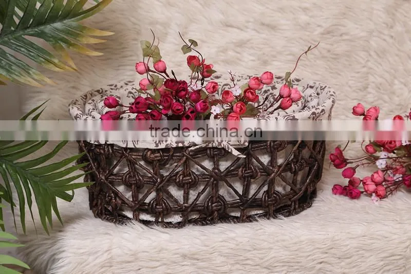 7 hand woven - pastoral style - straw - Storage Basket - Storage Basket - water basket - sundry basket - woven baskets