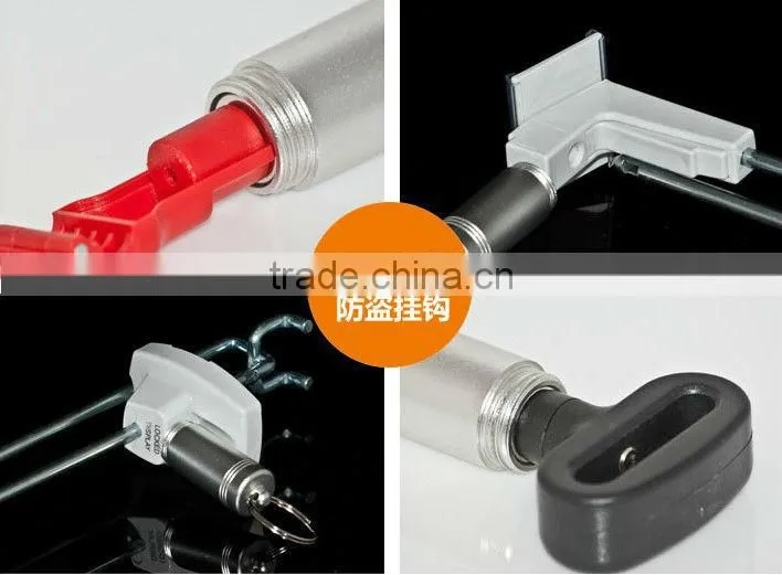 SHOWBAO EAS retail security plastic stoplock for single prong/ euro hook