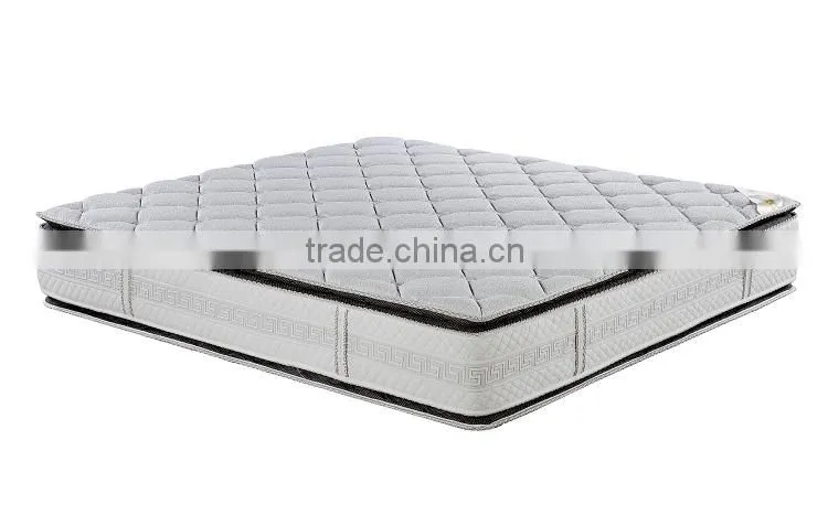 5-Star Hotel Comfortable Pillow Top Pocket Spring High Density Foam Mattress With Elegance AG-1301