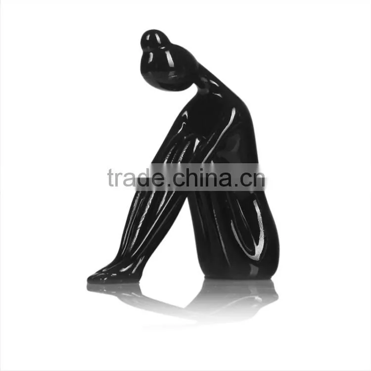 Dancer character art sculpture ornaments resin yoga dancer animation model model prototype