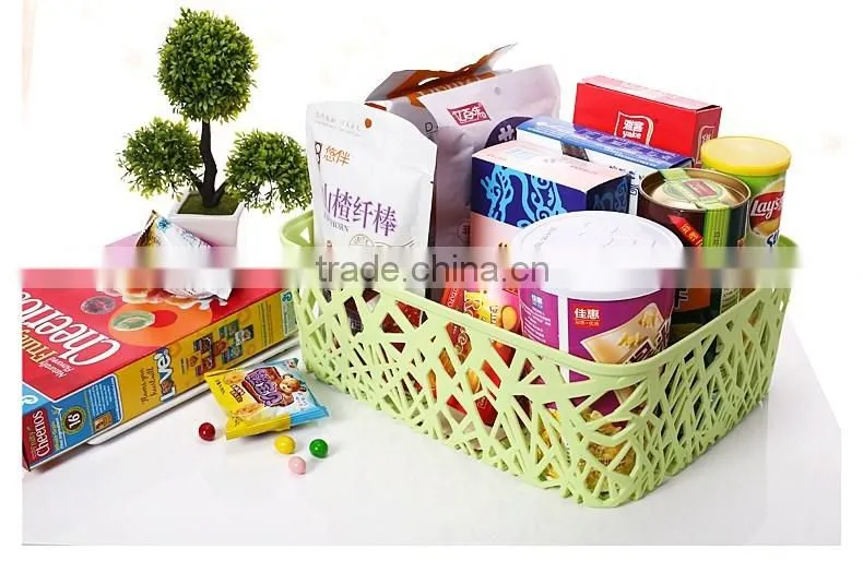 Hollow colorful Storage basket made in china