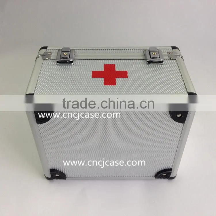 Potable aluminum medical case aluminum carrying case