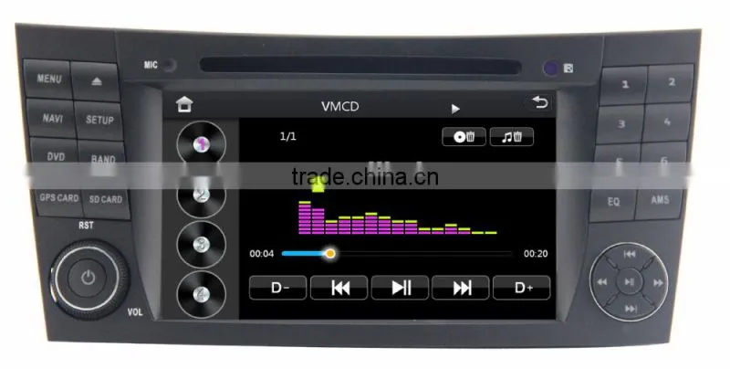 car dvd car radio for BENZ W211 with Rear View Camera GPS BT IPOD TV Radio RDS