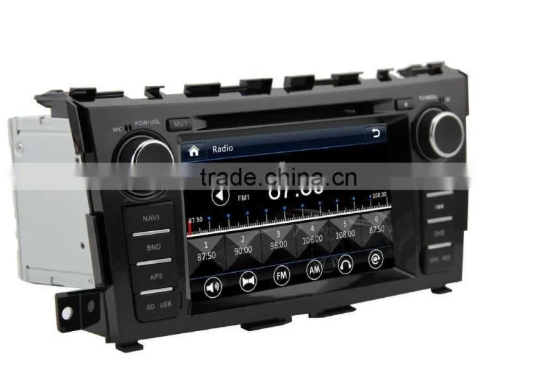 GPS digital media player Car dvd headunit FOR Nissan TEANA 2013 with Win CE 6.0 system 800MHz 3G Phone GPS DVD BT