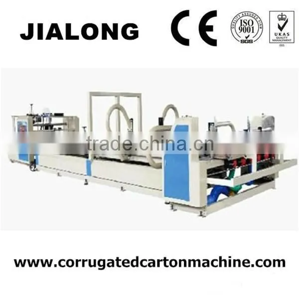good price full automatic paper box folder gluer machine/carton box making machine prices/carton folding and gluing machine