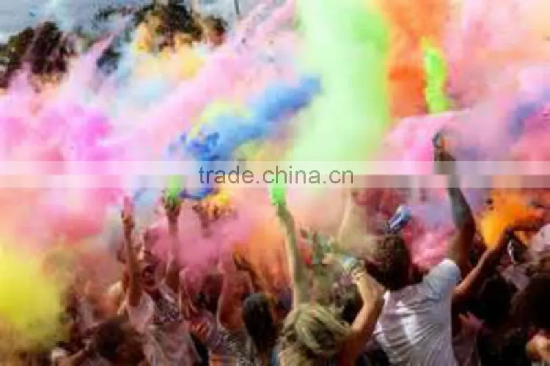 Wholesale cornstarch made color powder, concrete color pigments holi powder, cosmetic organic pigments holi color powder