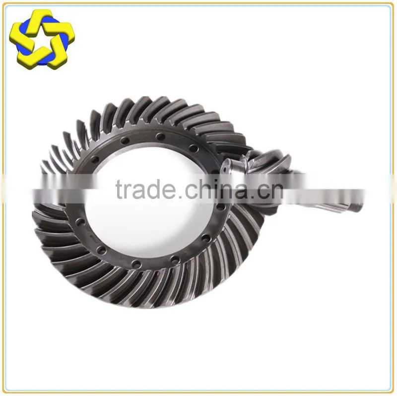 Liugong 5 ton wheel loader spare parts 50C spiral bevel gear crown gear 8/37 bevel gear construction machinery parts gears