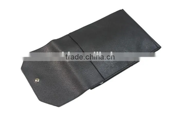 Slim Soft PU Leather Universal Pouch for Tablet with Shoulder Strap Easy to Carry