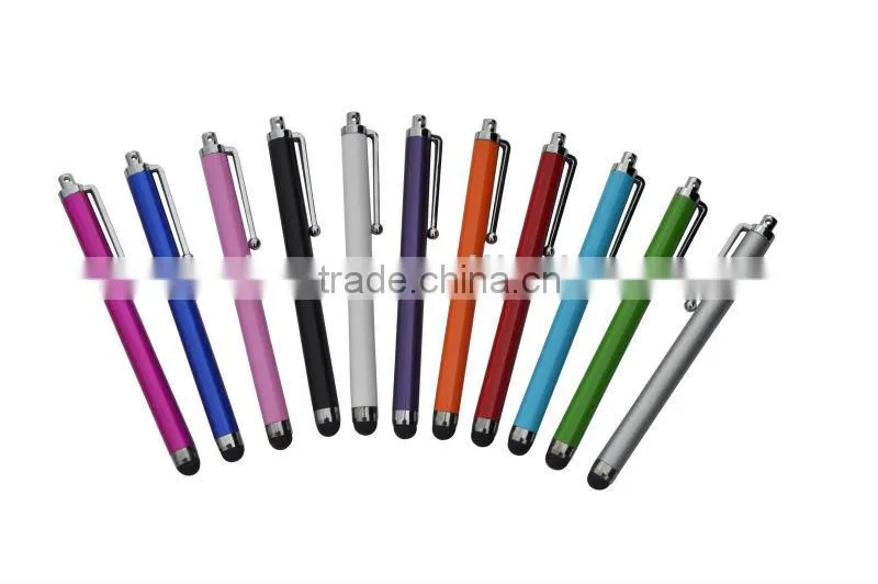 high quality plastic stylus ballpoint pen for smartphone