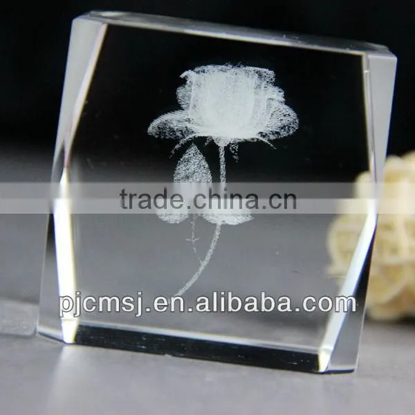 wholesale Heart Shape Crystal glass Clock As Wedding decoration Gift souvenirs 3d laser engrave