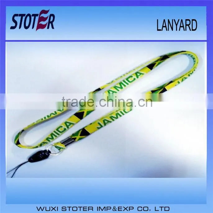 Portuguese flag lanyard national flags lanyard national custom flag lanyards st7058