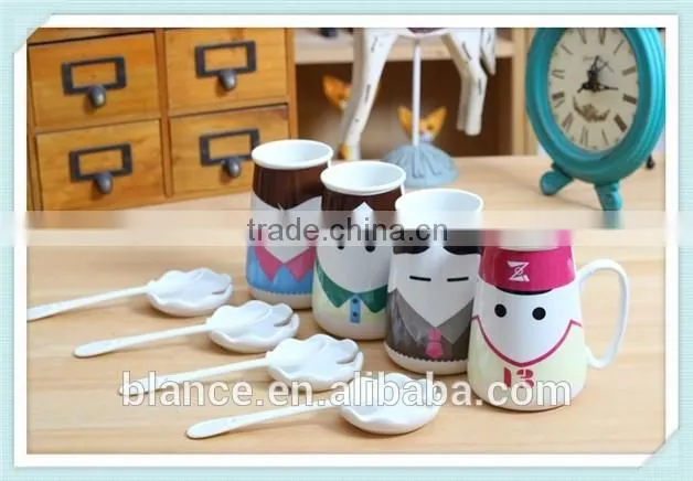 ceramic creative crown mug with crown design mug for decoration