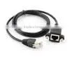 USB type B Female Panel Mount Cable