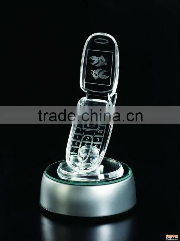 3D Laser Engraved Crystal Crafts crystal souvenirs (G-394)
