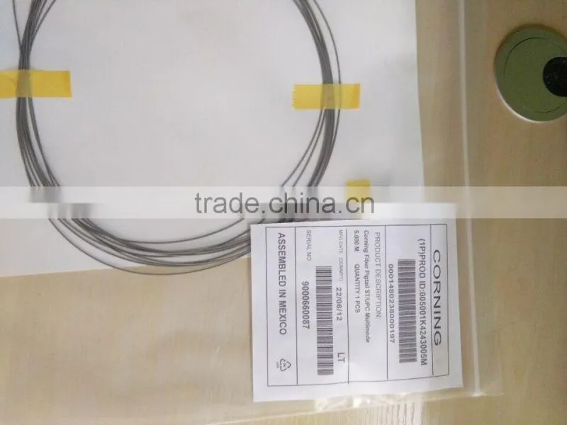 ST simplex multimode OS2 62.5/125 5m fiber optic pigtails with Corning fiber