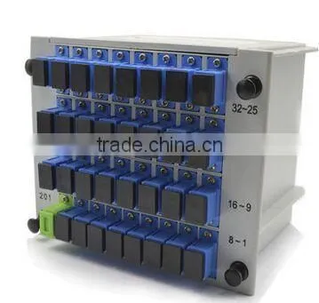 FTTH Singlemode SC Insertion Fiber Optical PLC Splitter