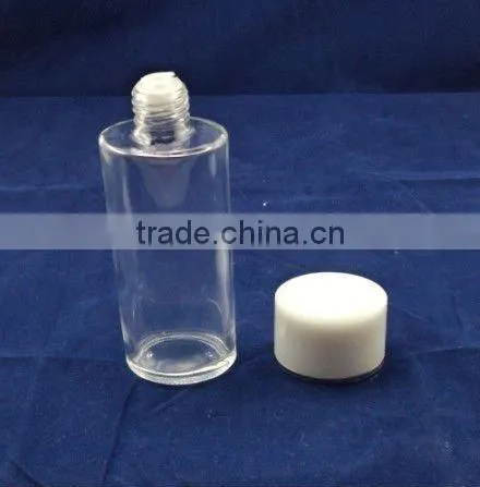 toiletry packing glass bottle, roll on cosmetic glass bottle