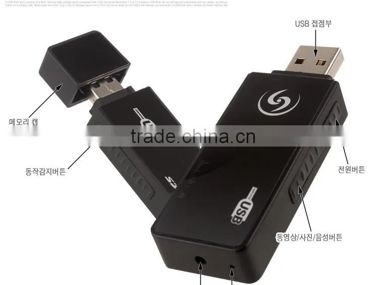 USB Flash Drive Hidden Camera DVR with Motion Detection U9