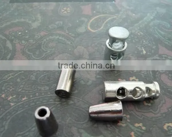 Double holes metal cord fastener