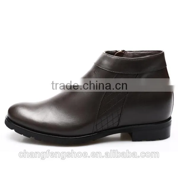 brand factory shoes genuine leather men boots