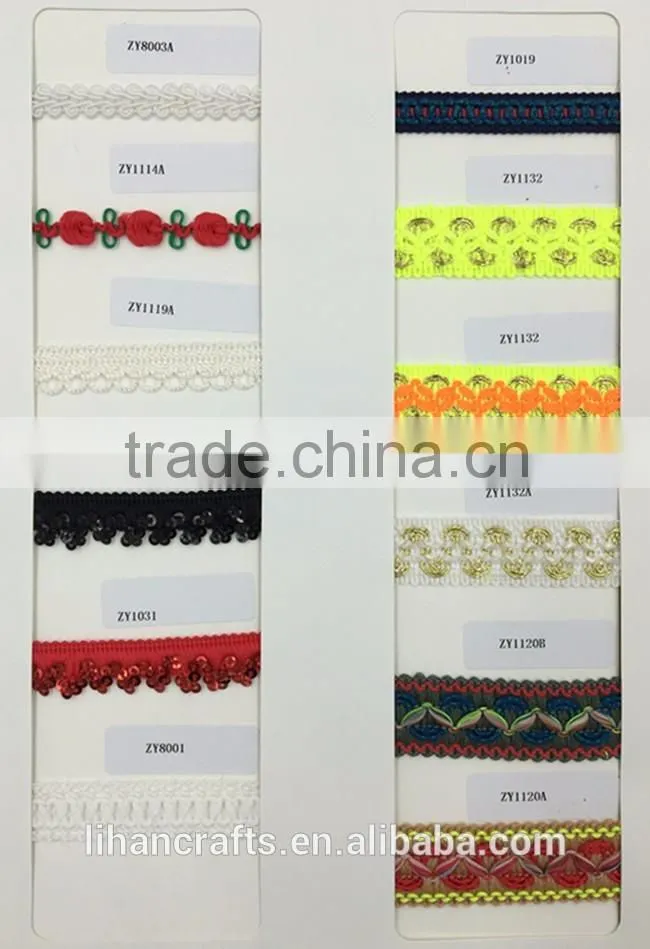 Wholesale High Quality H0789A Lace Ribbon,Crocheted Lace,100% Cotton Lace
