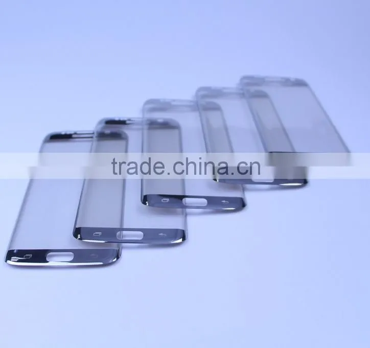 2016 prefect OEM For Samsung Galaxy s7 edge tempered glass screen protector / Full Cover 3D curved for s7 edge glass