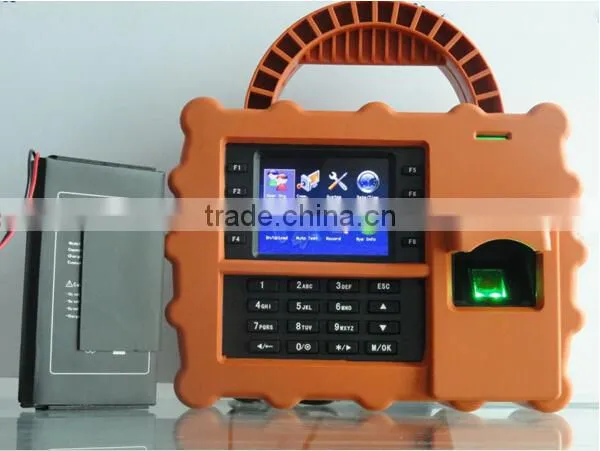 Shockproof Time Recorder/Portable Biometric Fingerprint Time Attendance Device with WIFI/GPRS