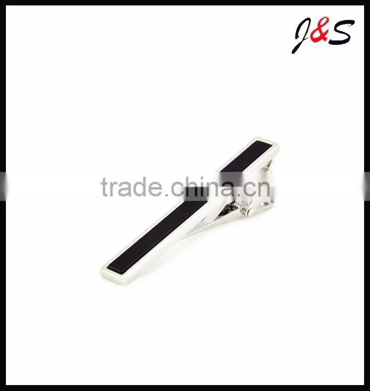 cheap black enamel tie bar TB4137
