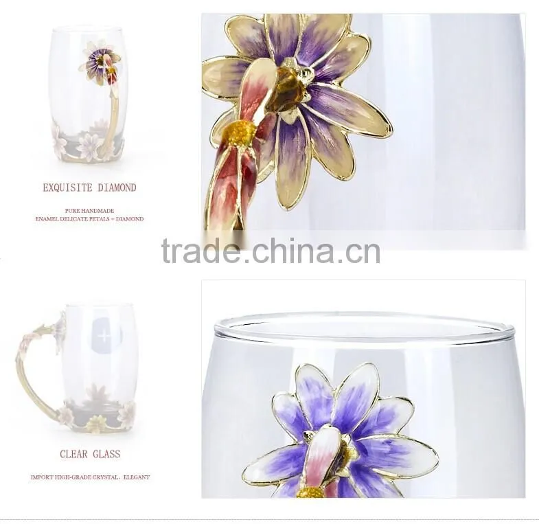 RORO 2014 New Design March in Paris daisy craft gift water mug