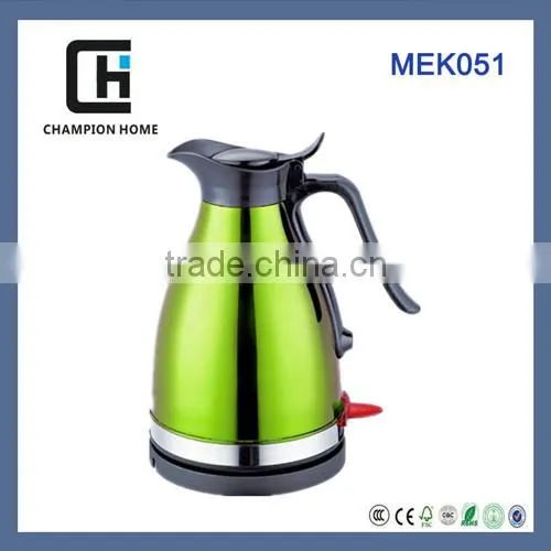 Champion home superior high quality colorful electric water kettle 1L