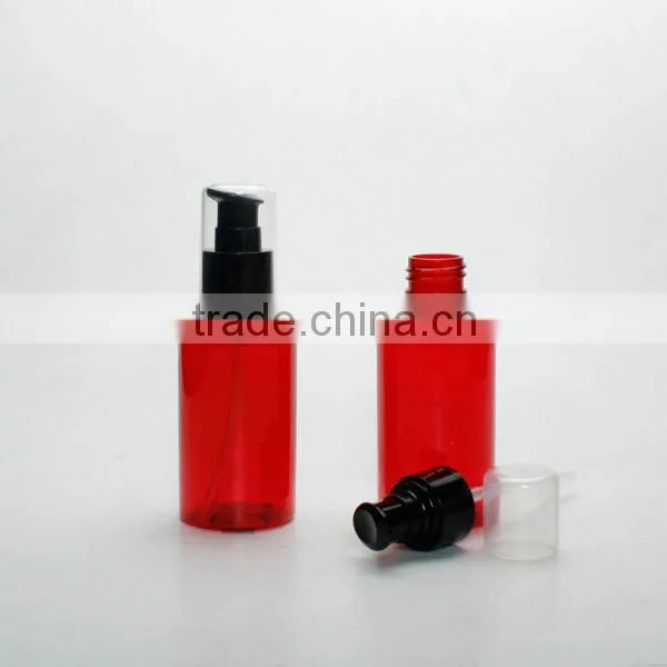 Treatment pump PET 120ml Red Clear