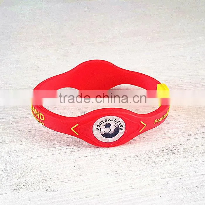 Power energy bracelet middium size white red black