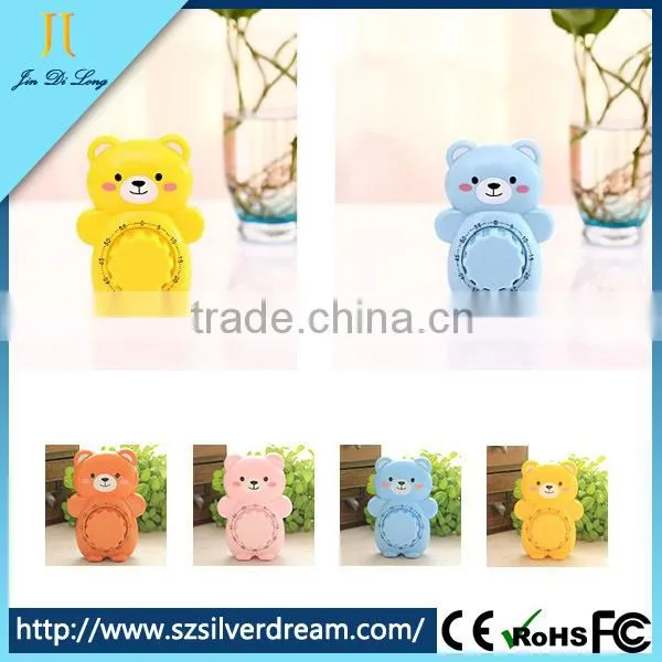 Cartoon bear Plastic animal custom kitchen timer