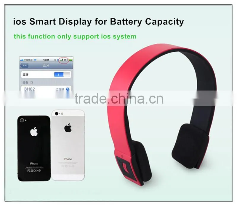 New products on china market wireless stereo Bluetooth headphone(OS-BH23)