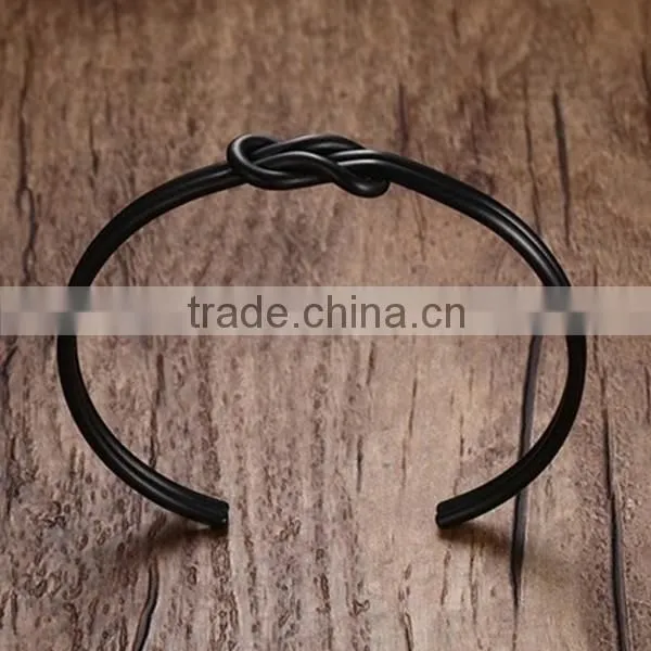 Personality Stainless Steel Jewelry Bowknot Three Colors Bracelet