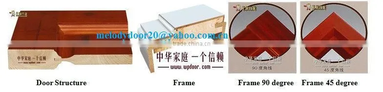 Solid wooden door with good painting