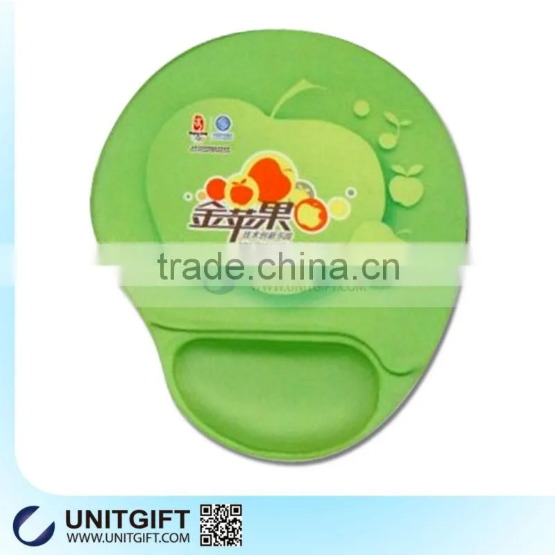 Nice Printed Silicon Gel Wrist Support Mouse Pad