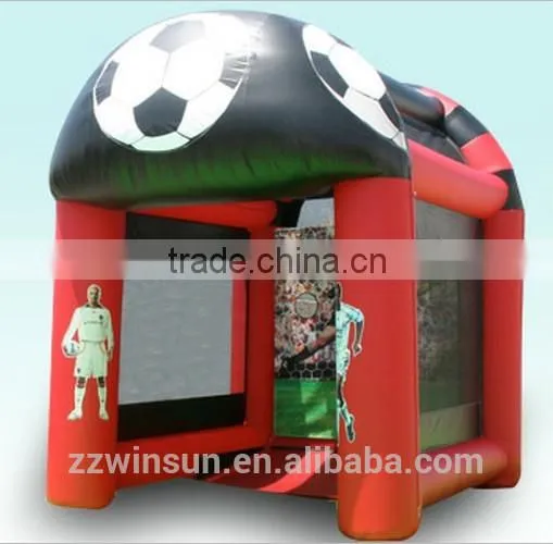 Inflatable football shooting out for kids and adults