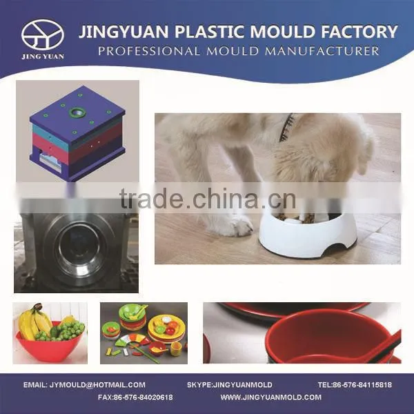China OEM factory cheap plastic pet bowl mould manufacturer / Plastic injection dog bowl mold/Plastic cat bowl mould supplier