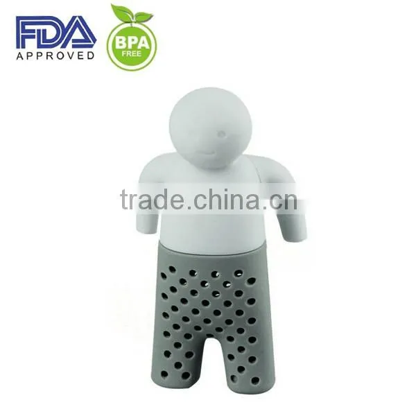 Sir Tea Infuser - 100% Food Grade Silicone, Dishwasher Safe