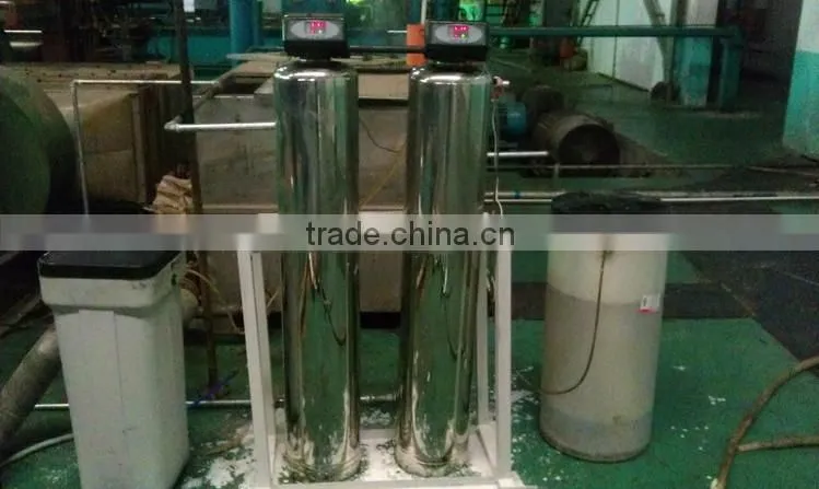 Stainless Steel Water Softener Equipment with valve for water purification processing