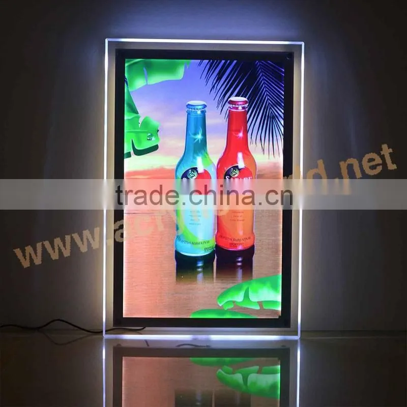 clear plastic menu holder