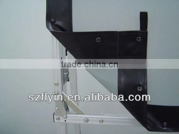 High quality ! front and Rear Easy folding screen with wheel wFlight Case Projector screen