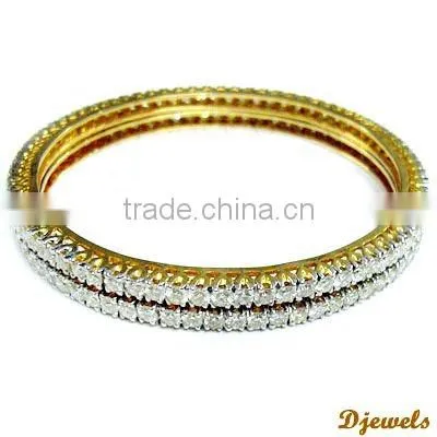 Ladies Diamond Bangles, Engagement bangles, Bridal Jewelry