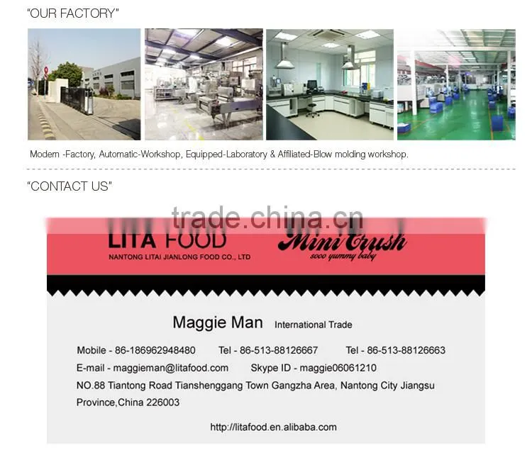 Lita food Hot selling original brand fruit juice jelly jello