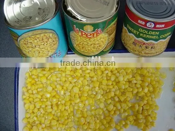 types of canned sweet corn from china