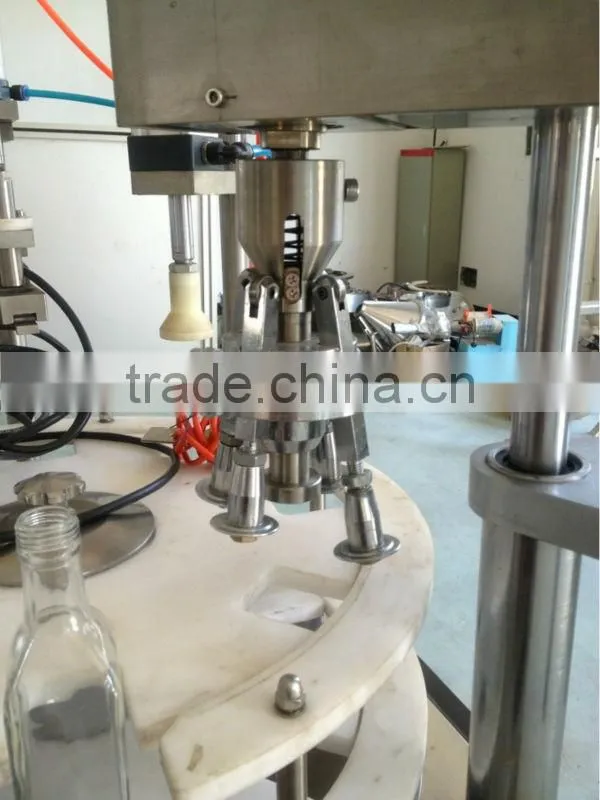 Syrup glucose jar crimping cap machine
