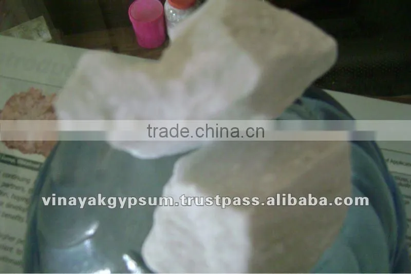 Gypsum lumps